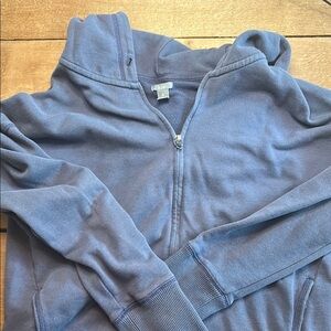 Aerie Blue Zip-Up Sweater Women’s Small
